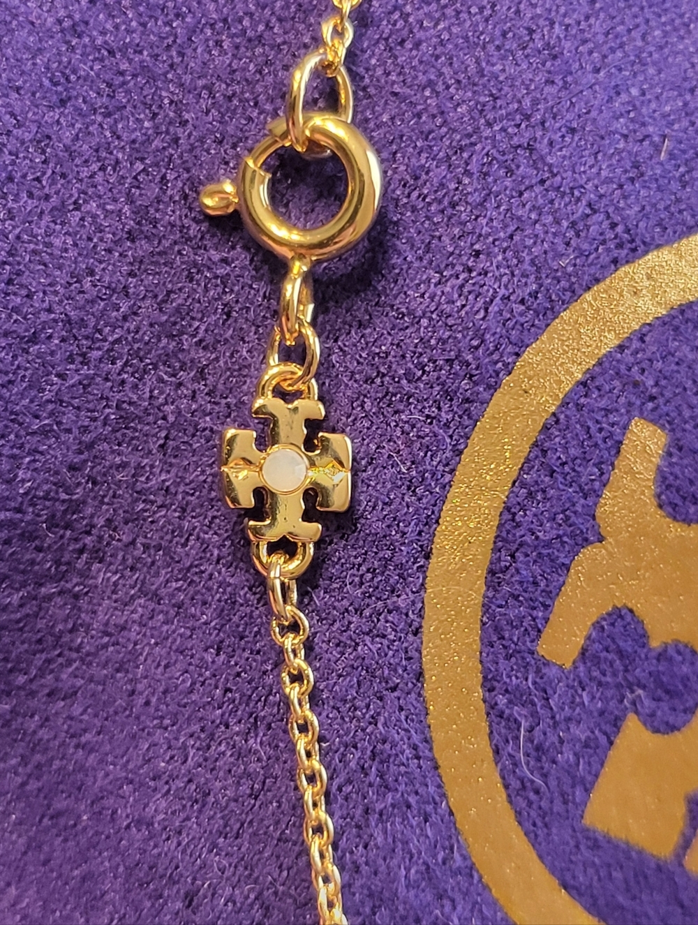 Tory Burch Kira Necklace With Dustbag- NWOT - Picture 4 of 4
